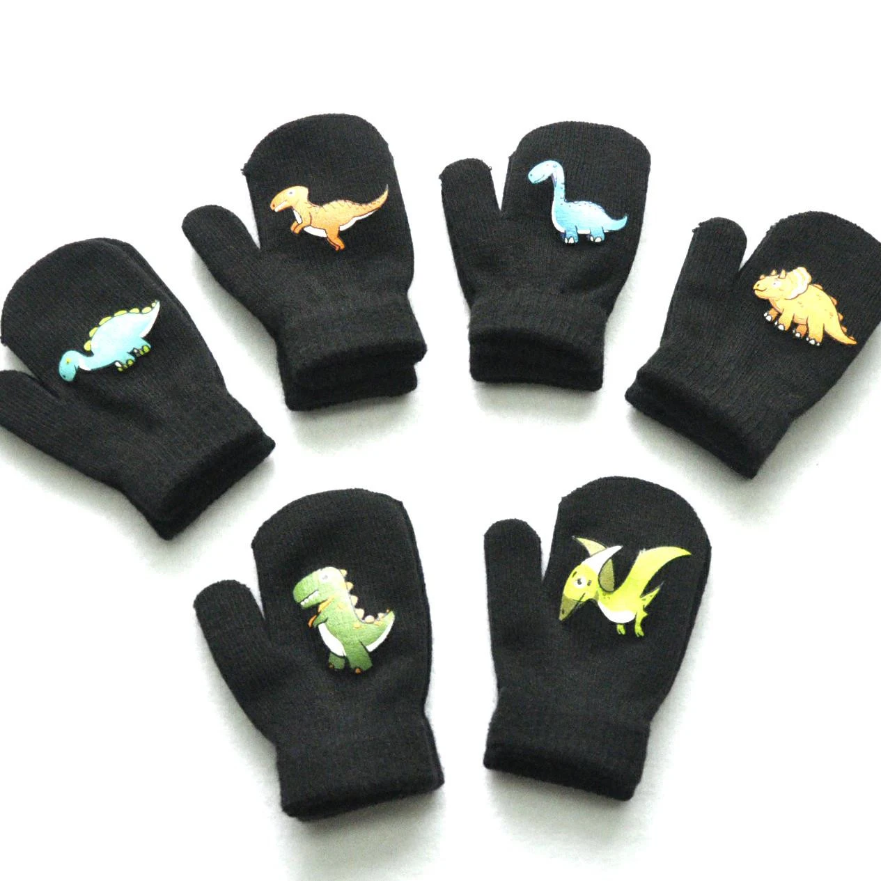 Детские зимние плотные плюшевые теплые перчатки От 1 до 3 лет для мальчиков