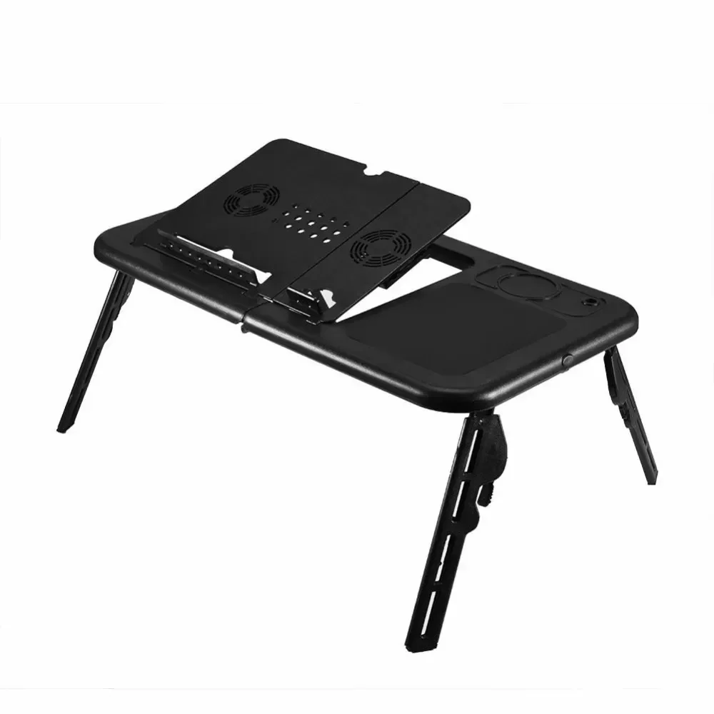 

Folding Laptop Desk Adjustable Computer Table Stand Foldable Table Cooling Fan Tray For Bed Sofa Notebook for Computer Table