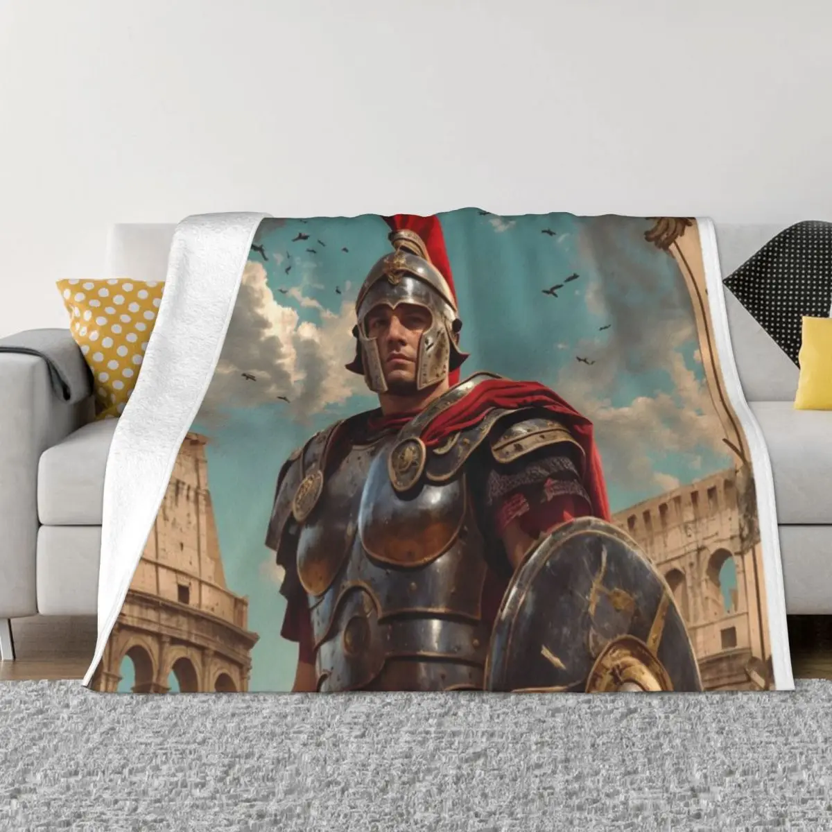 Centurion S Gaze Valor Of Rome Ультрамягкое одеяло из микрофлиса
