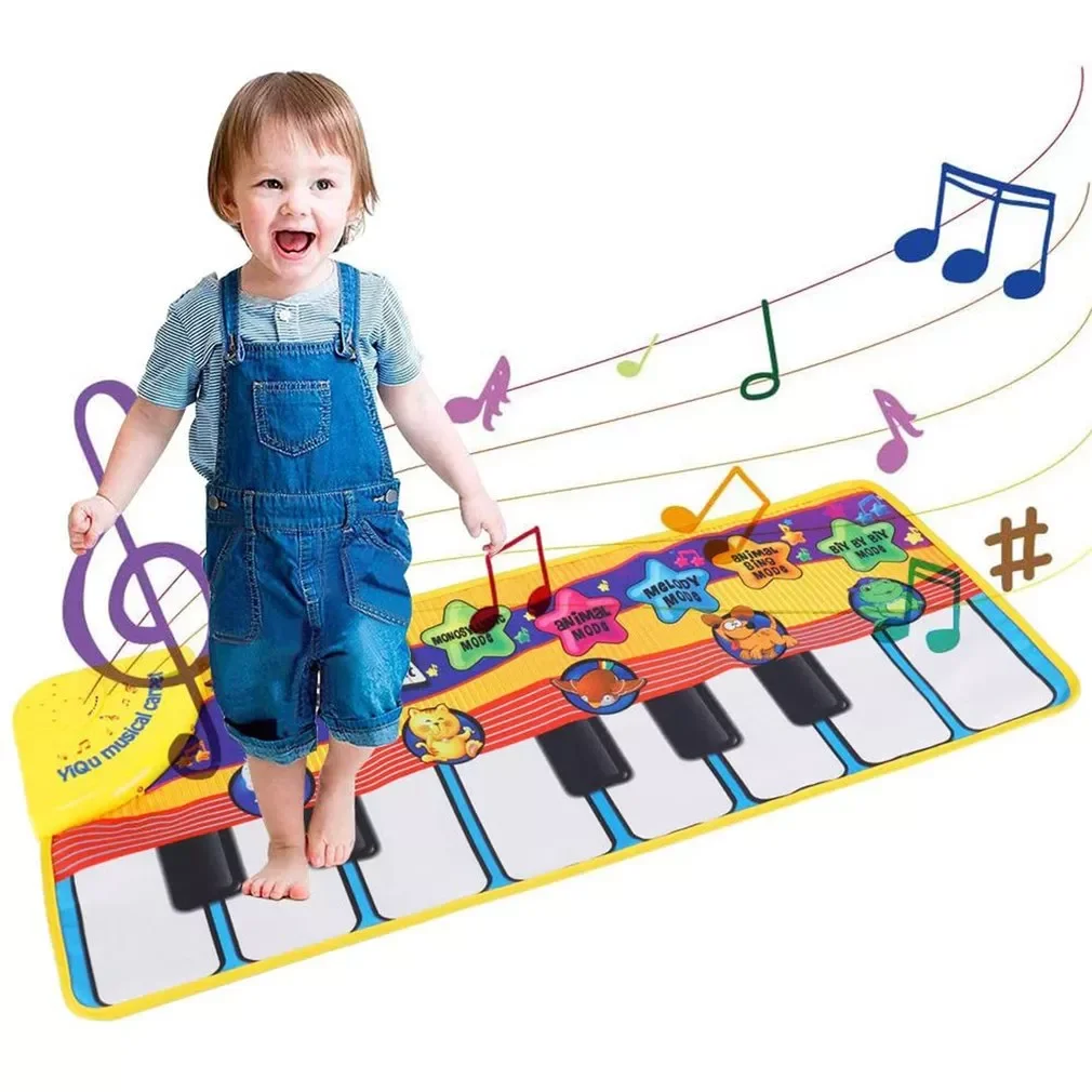 

Music Blanket Children Flash Electronic Piano Blanket Keyboard Toy Musical Instrument Folding Electronic Touch Piano