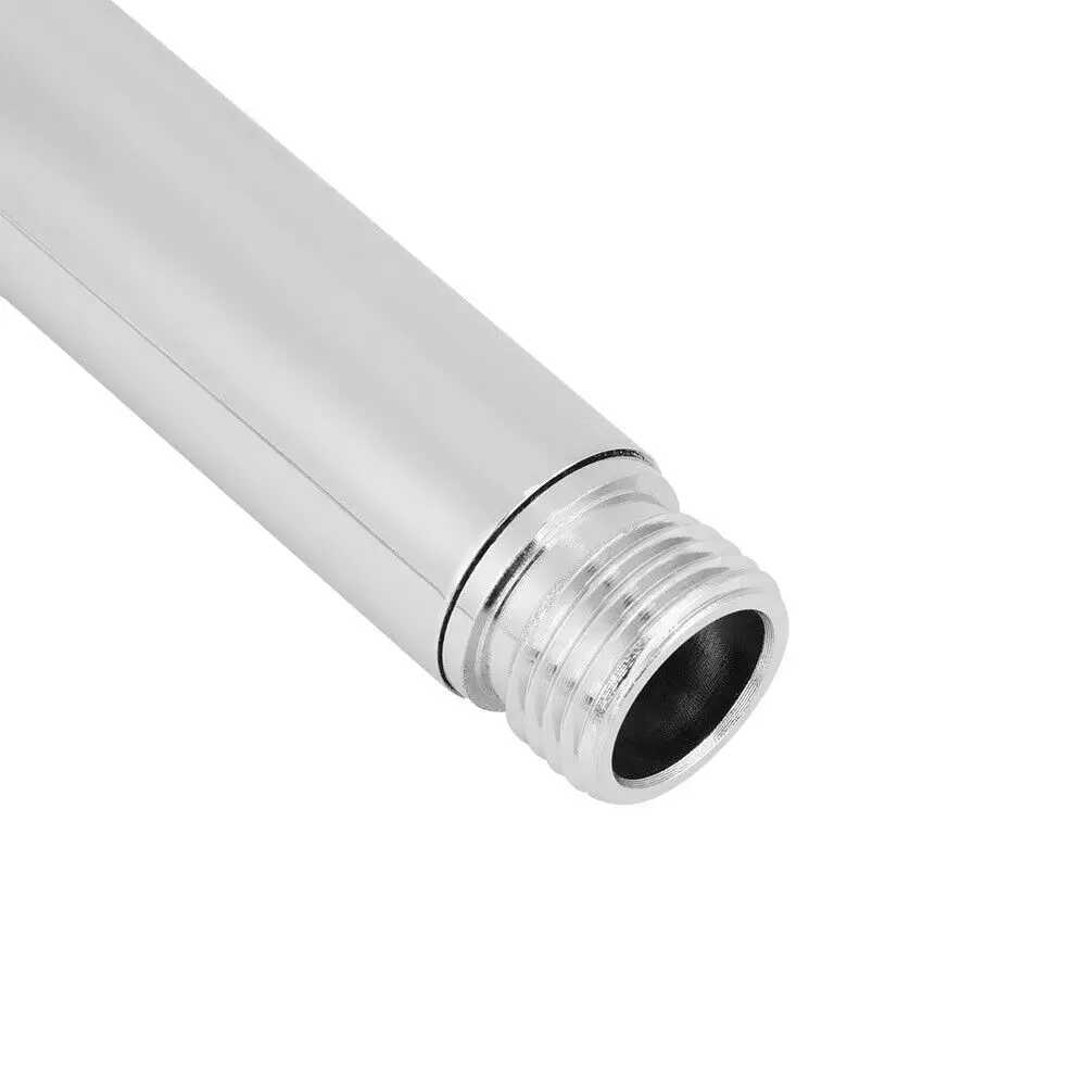 

Shower Extension Tube Extra Extend Pipe Rod Square Bathroom Showers Arm Stainless Steel Connector Lengthen Slide Bar