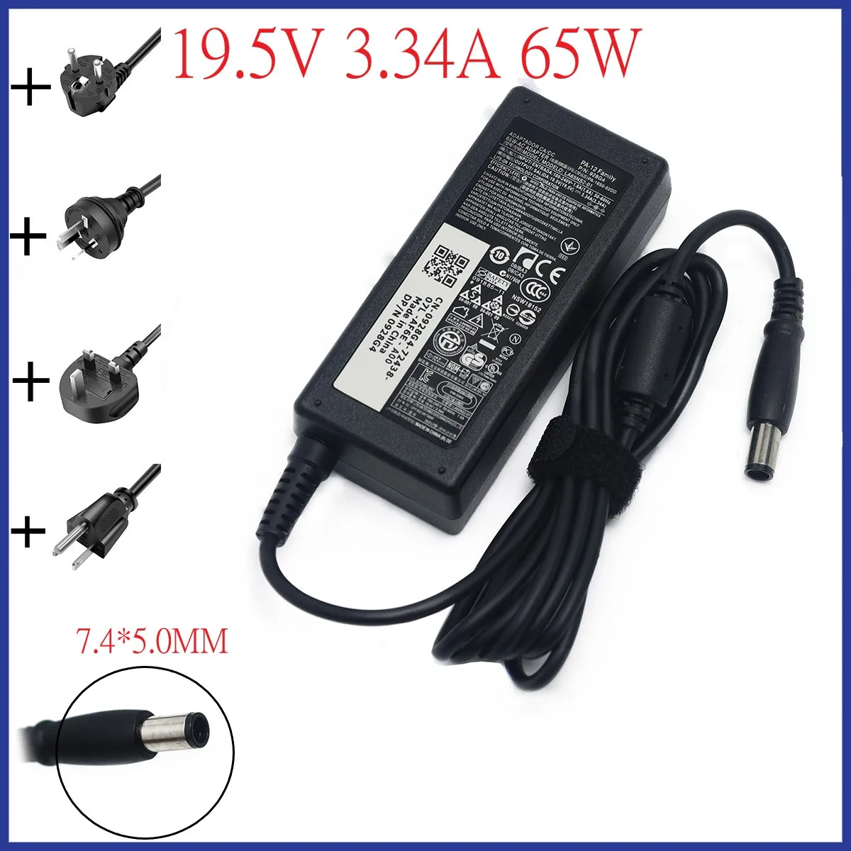 

19.5V 3.34A 7.4*5.0mm 65W laptop AC Power Adapter Charger For Dell Latitude E5440 E5470 7480 E6540 E7440 E7450 E7250 E6440