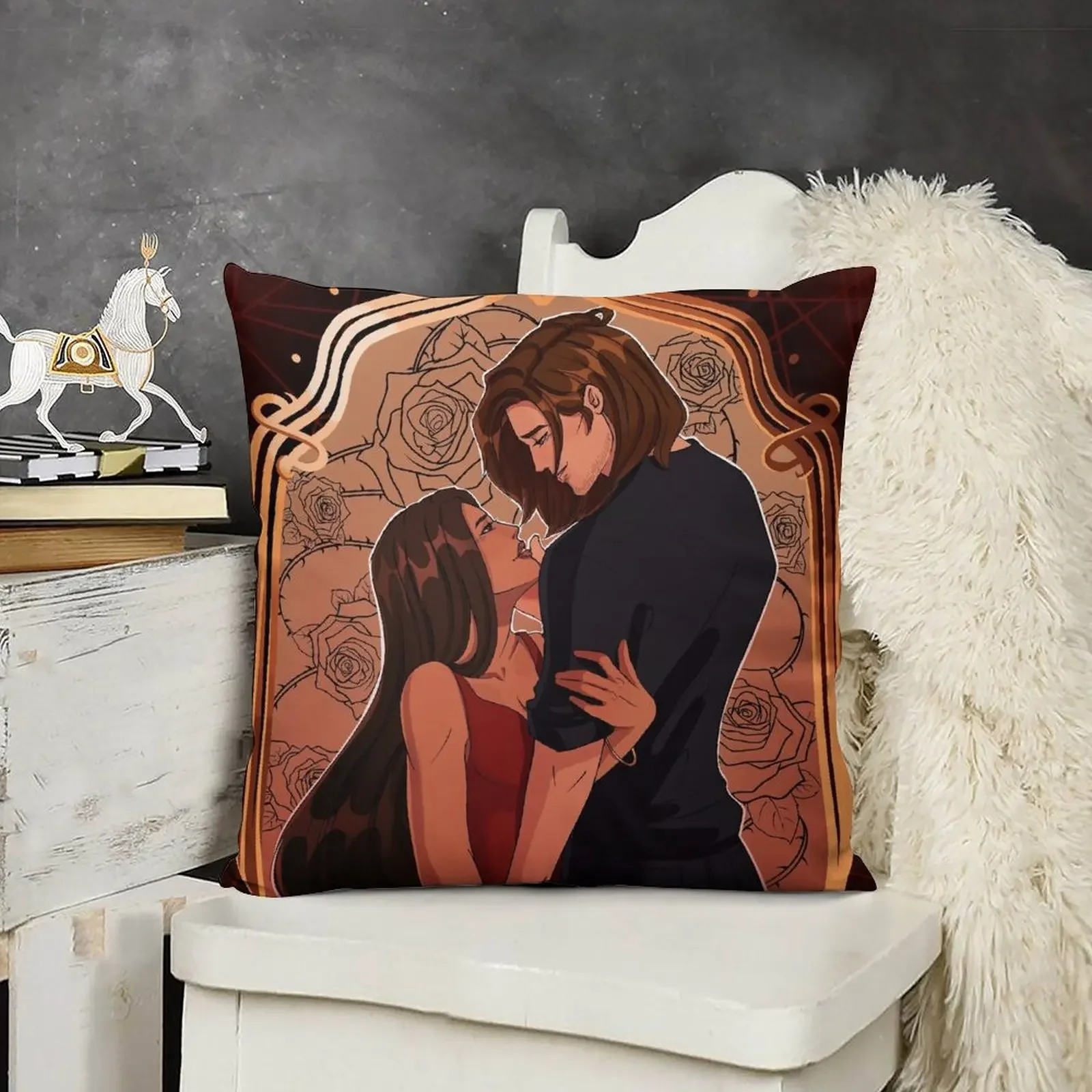 Декоративная подушка Rose and Dimitri рождественская наволочка декоративные подушки