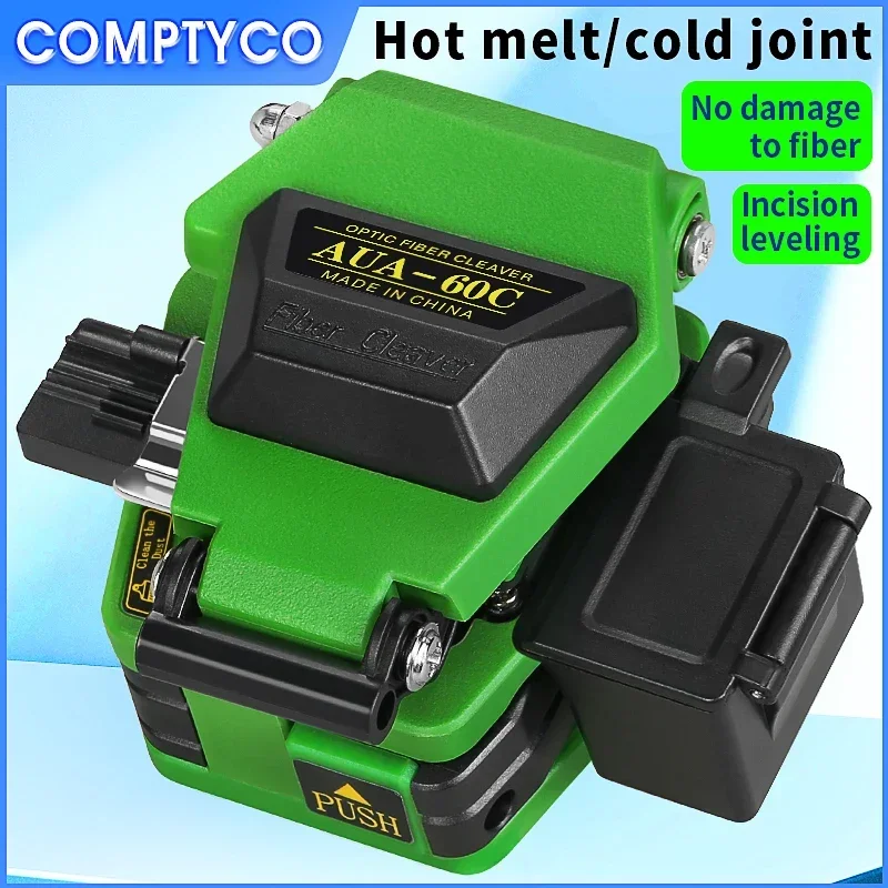 COMPTYCO AUA-60C Сколыватель волокна FTTH Кабельный нож для резки оптоволокна с коробкой