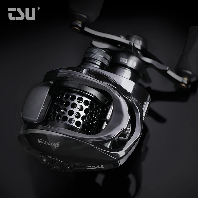 TSURINOYA 6.6:1 Baitcasting Fishing Reel Hurricane 50/150 Hi