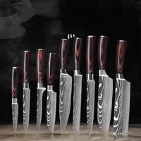 stainless steel kitchen knife pattern knife set sharp 8 inch chefs knife household kitchen fruit knife