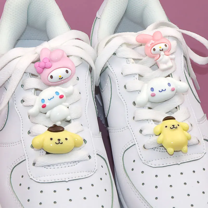 

Sanrio Hello Kitty Shoe Charms Accessories Shoelace Buckles Decorations Women Sneakers Charms Decor Cute Y2K Diy Gifts For Girls