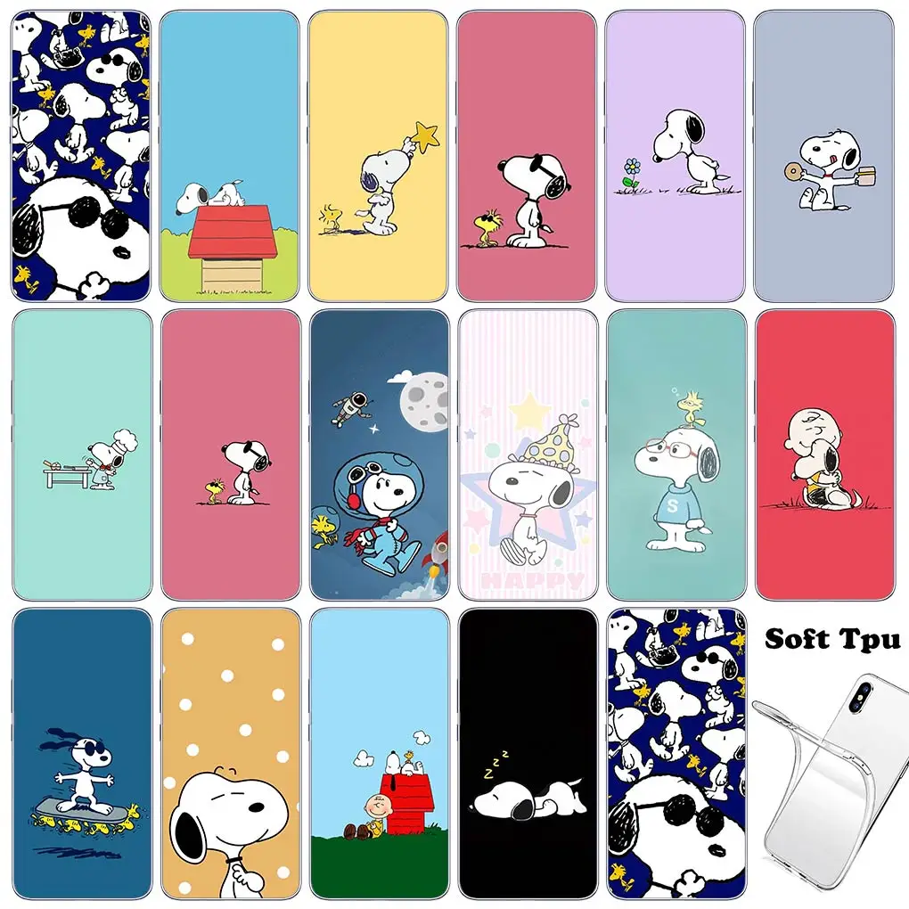 Чехол для телефона Comics S-Snoopys Anime Dog Samsung Galaxy A04 A14 A23 A34 A54 M23 M33 M52 M53 M31 M51 M21 A06 A16