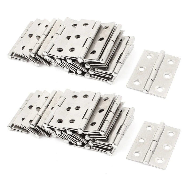 

40 шт., складные дверные петли из нержавеющей стали