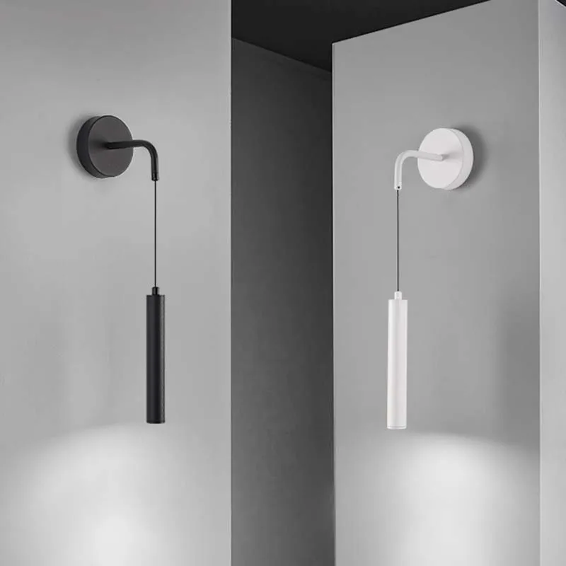 Нордический минималистичный фон для гостиной настенный светильник прожектор