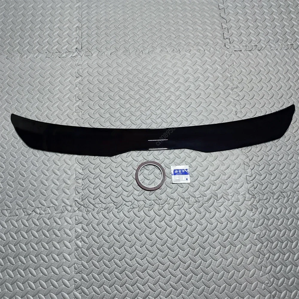 

Универсальный автомобильный бесплатный перфорированный спойлер, верхнее центральное крыло, спойлер багажника, заднее крыло хэтчбека, внедорожник, Bodykits, тюнинг, глянцевый черный, 99 см