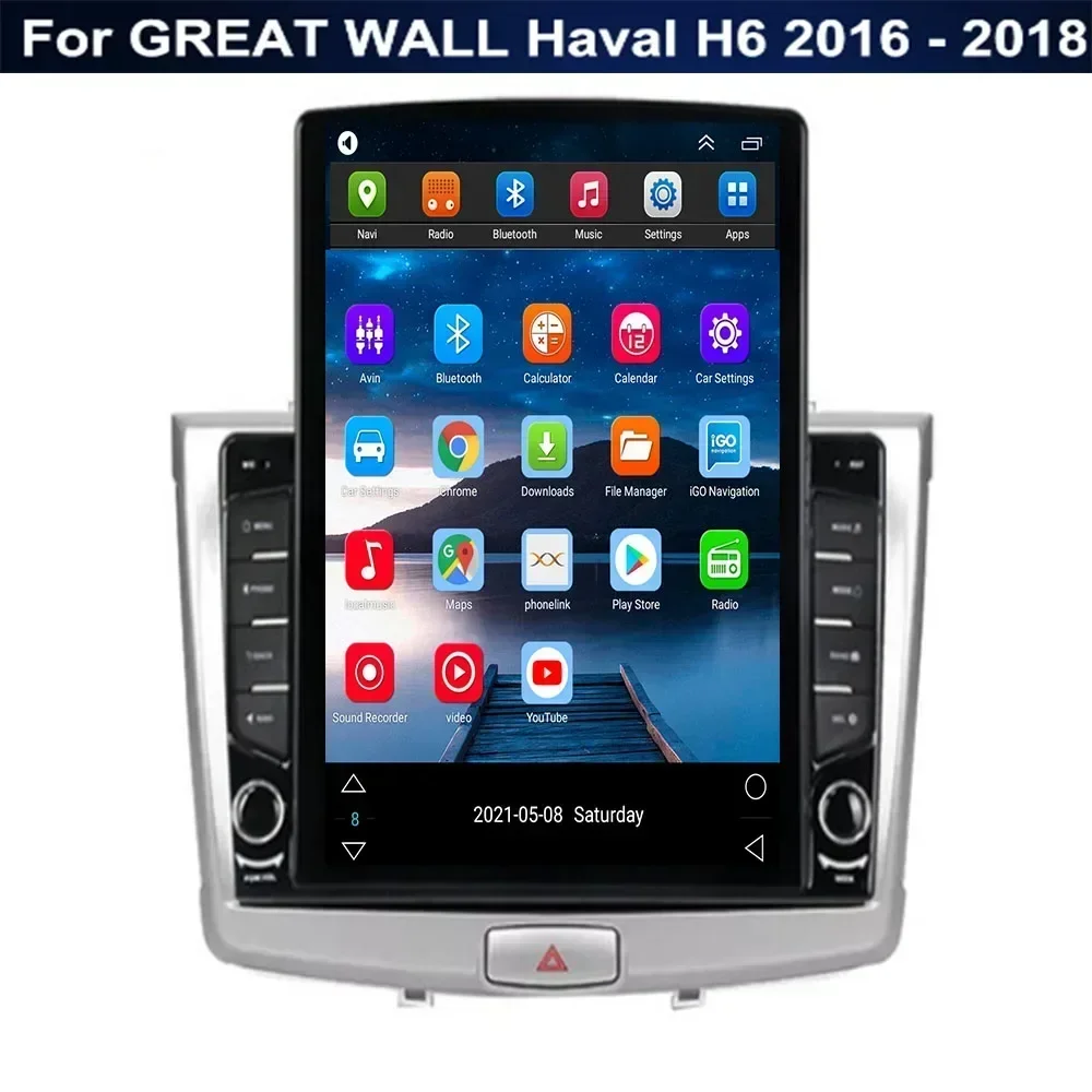 Фото 8+128G Android 13 Tesla Screen Car Multimedia Player For GREAT WALL Haval H6 2016- 2035 Radio Navigation Stereo Camera 2 Din DVD №2