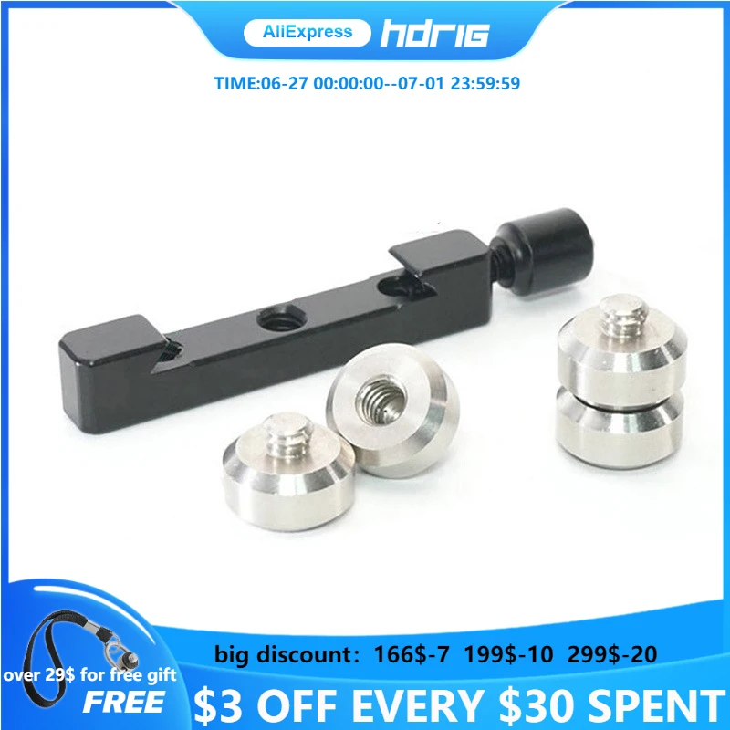 

HDRIG SLR Camera Stabilizer Weight Clamp Suitable For DJI Front and Rear Leveling Weights Weight Balance Clamp 1/4 Screw Hole