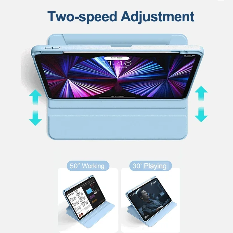 360 ° Вращающийся чехол для Samsung Tab S6 Lite 10 4 дюйма A8 5 S7 S8 S9 11 дюймов FE Plus 12