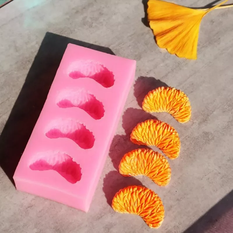 

2023New Orange Petal Silicone Molds for Soap Candle Making Dessert Baking Mould Aromatherapy Ornaments Home Decoration
