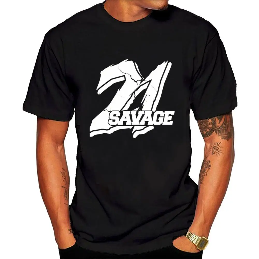 

2017 New Arrivals 21 Savage Hip Hop Tshirts Brand Clothing Men T Shirts Summer Men Fashion Cool Short Sleeve Tee Shirt Tops