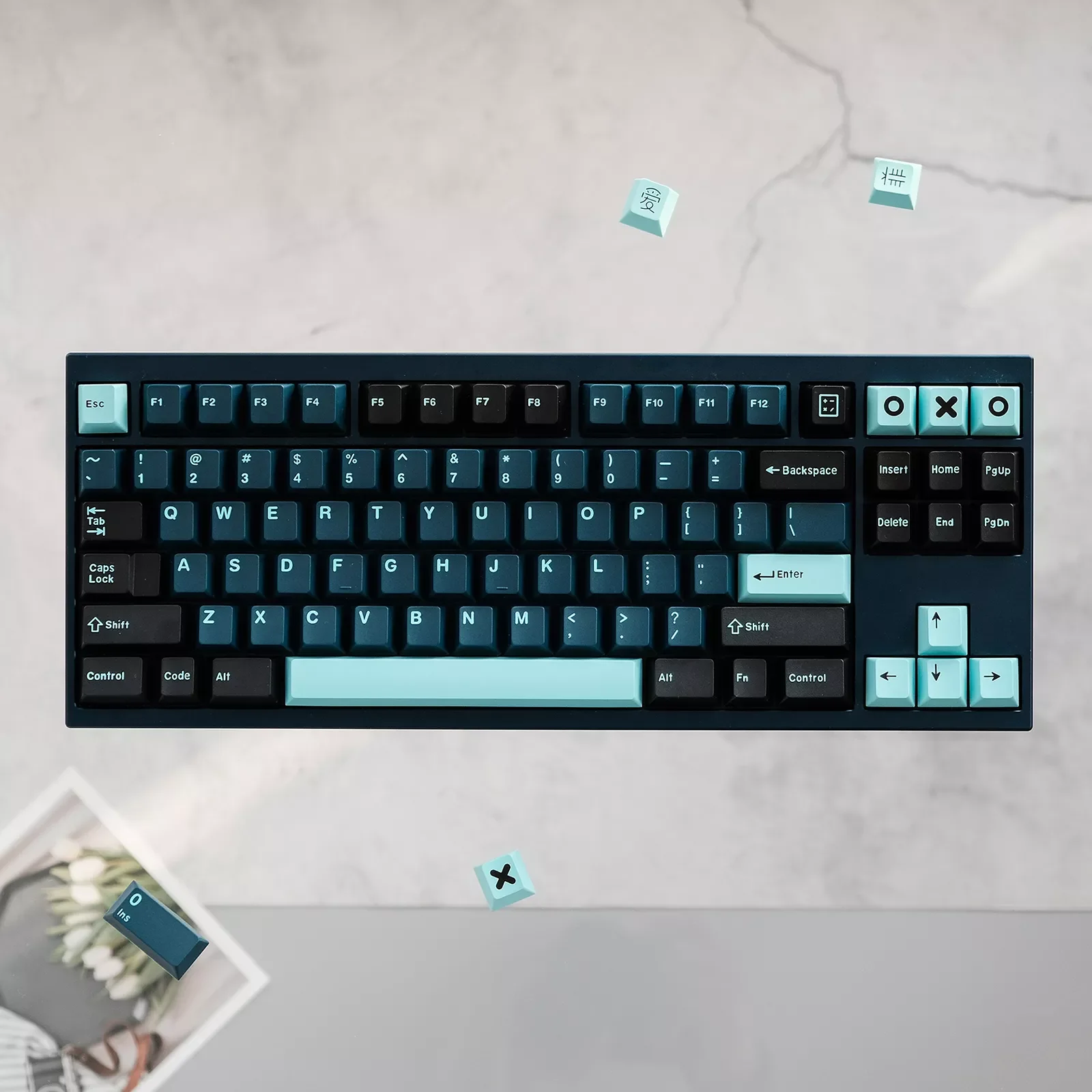 

Hot Ticket Keycaps PBT Key Caps Cherry Profile Keycap With ISO Enter 6U 6.5U 7U Spacebar 61/64/68/87/96/980/104/108 Keyboards