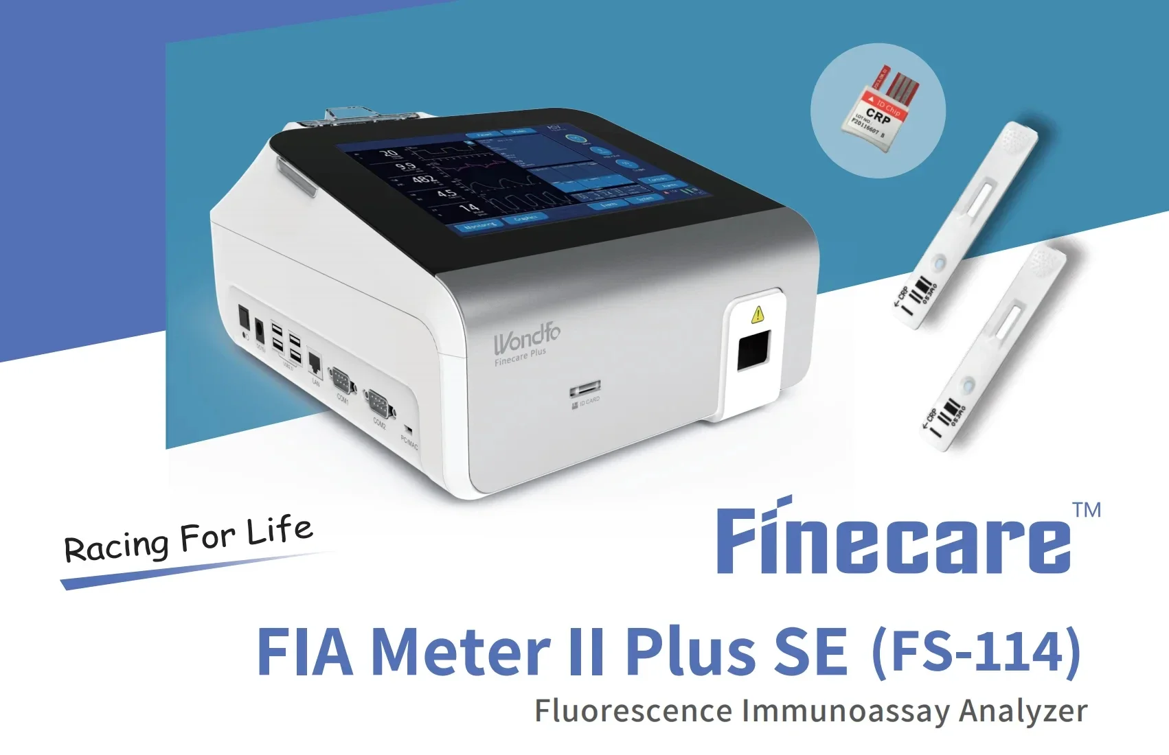 Анализирующая система иммуноассией Wondfo Finecare FIA Plus FS-114 портативный химический