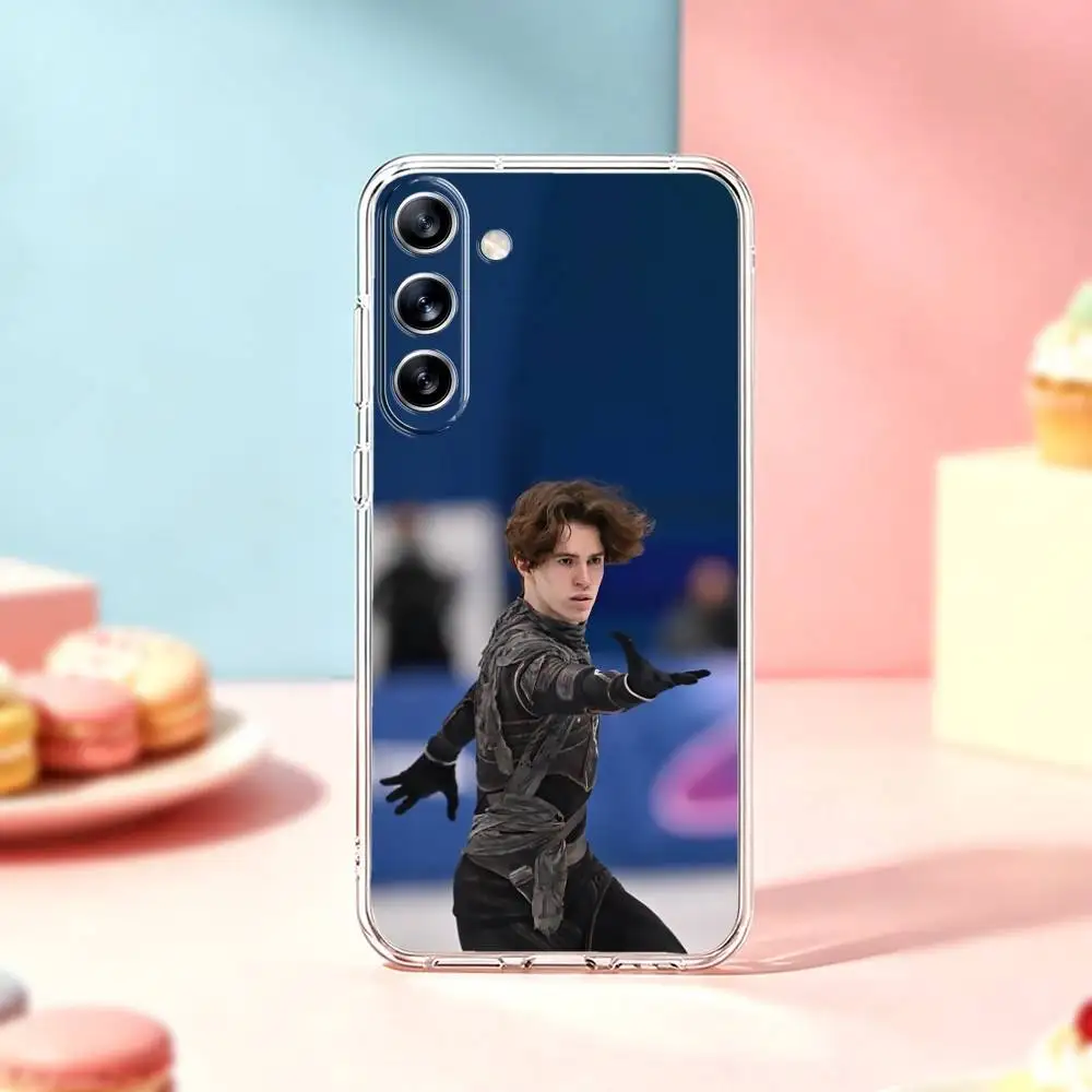 Фото Чехол для телефона с изображением фигуристов М-Михаила Шайдорова для Samsung Galaxy A91,80,73,72,71,53,52,32,31,22,21s,20, прозрачный мягкий чехол №2
