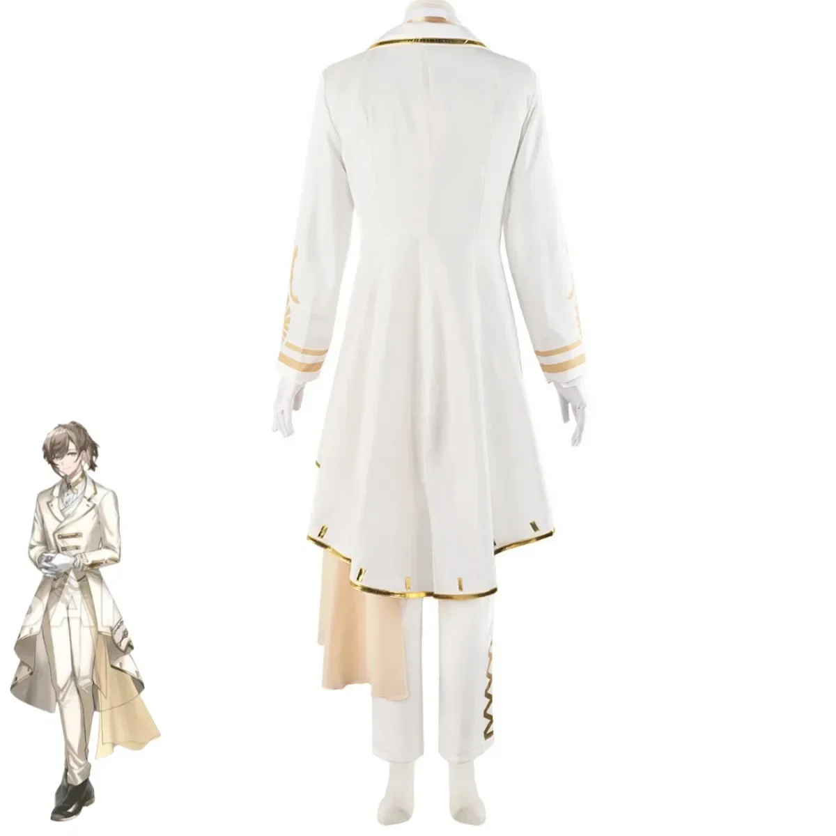 Костюм для косплея с виртуальной Youtuber Kanakana Saegusa Akina Knkn костюмы 6 юбилеев белая