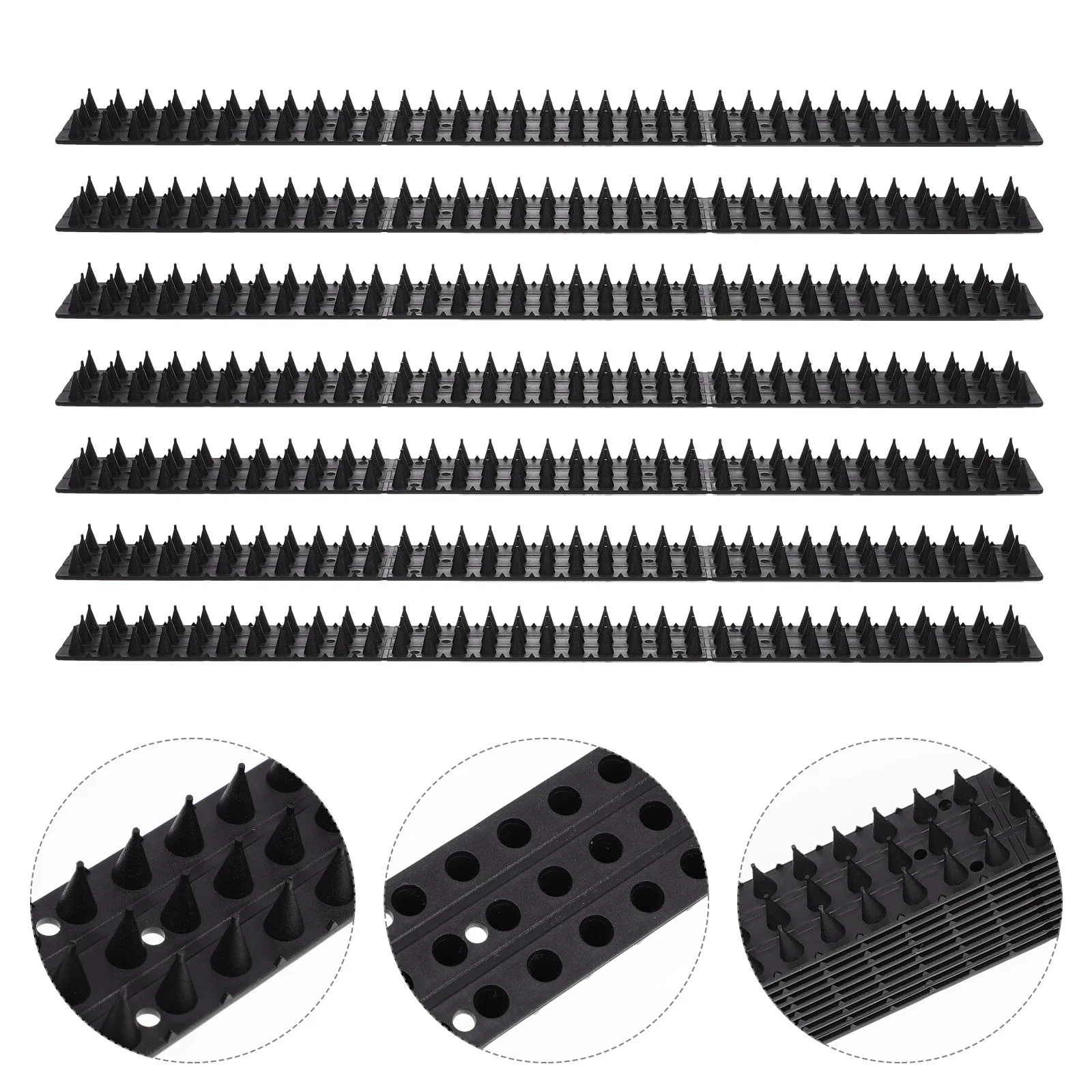 

10 Pcs Bird Deterrent Spikes Plastic Cat Repellent Spike Outdoor Bird Repellent Spike