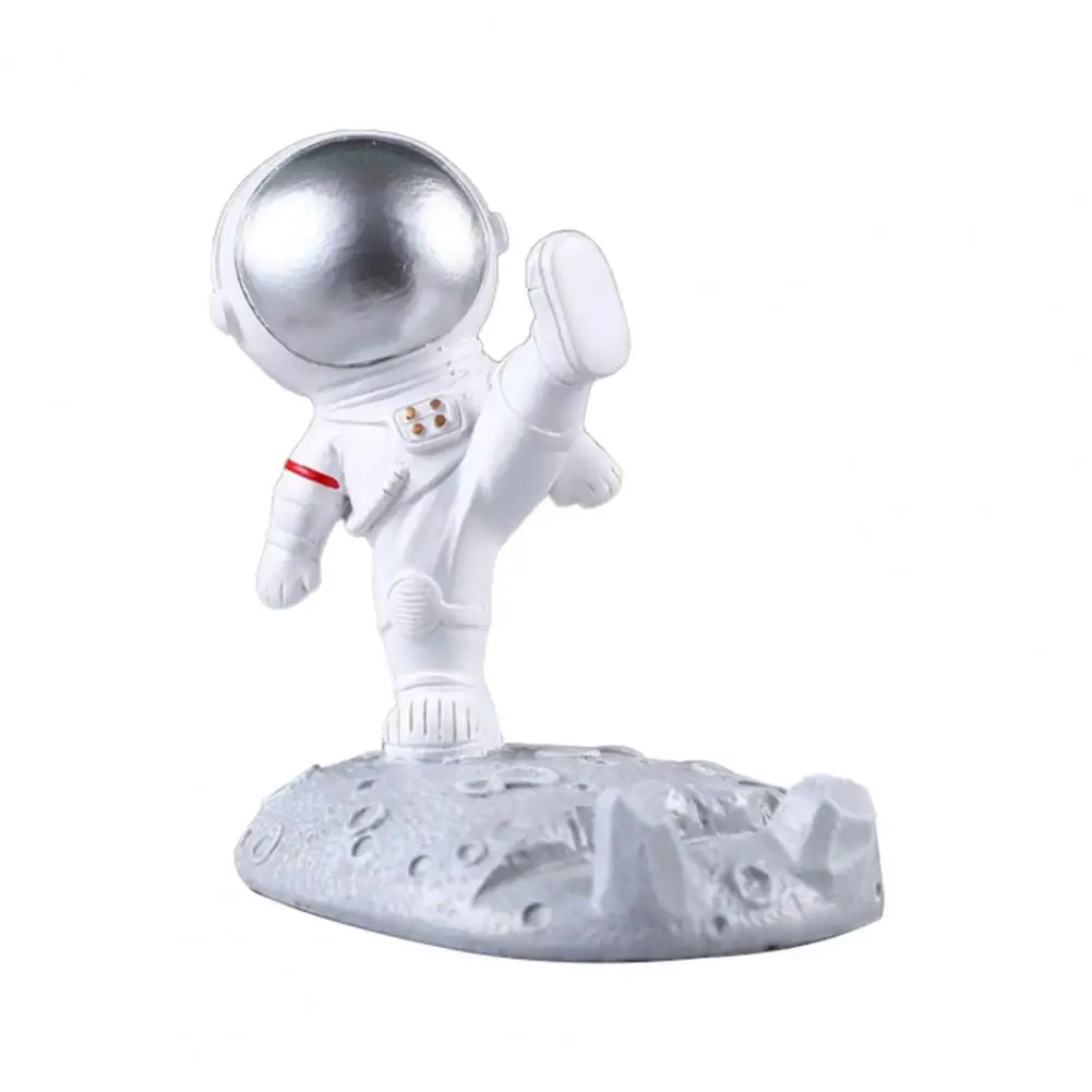 

Phone Rack Creative Design Wide Use Sturdy Desktop Display Astronaut Phone Holder for Home