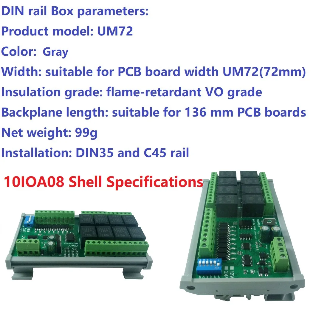 DC12V 1-12Ch цифровой коммутатор DiDo Многофункциональный RS485 PLC IO Плата расширения