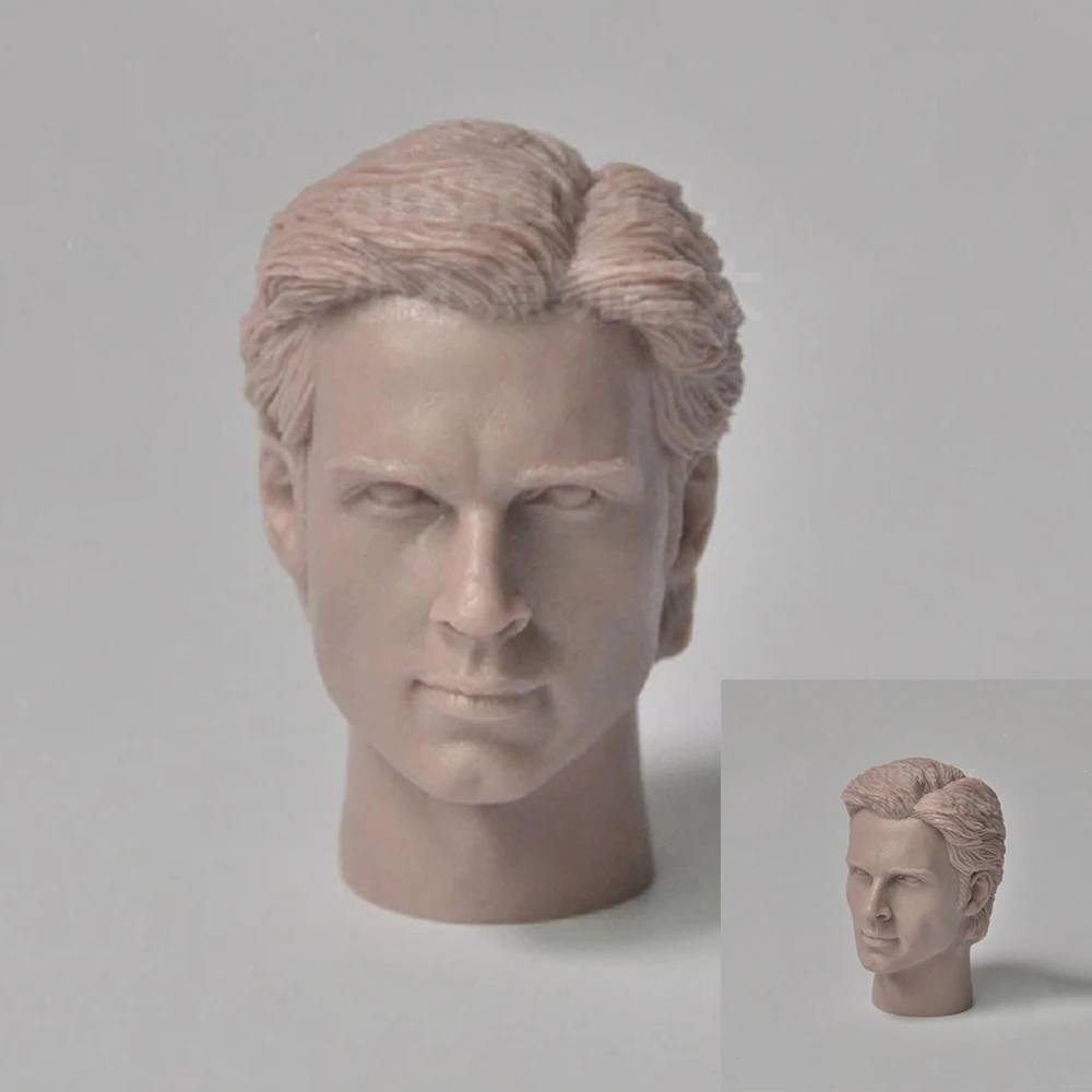 Неокрашенная голова лепка 1/6 молодой Кларк Том вырезанная модель для 12-дюймовой