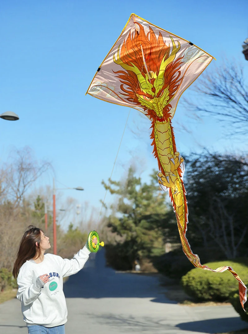 Бесплатная доставка 6 м воздушные змеи-драконы летающие игрушки для детей змеи