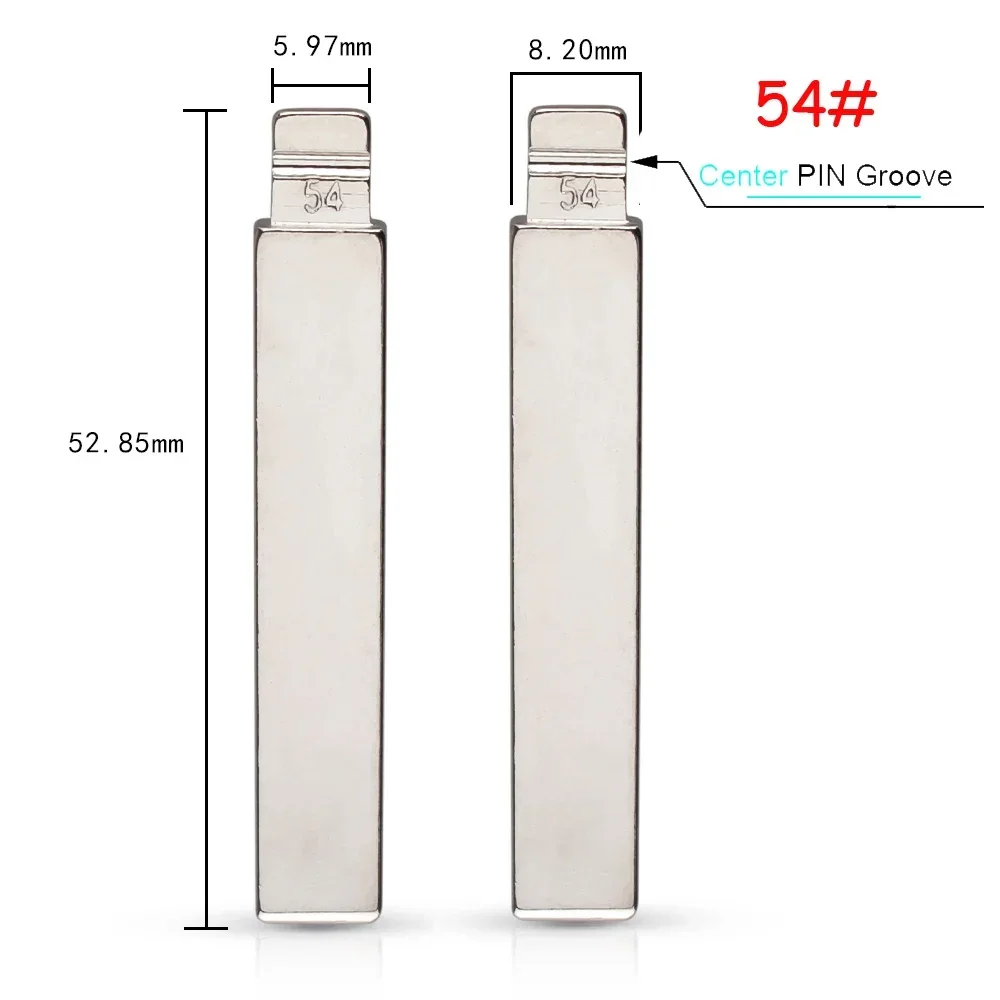 

KEYYOU Uncut № 17 #53 #54 #58 #72 #73 #83 #99 #122 для Citroen C4L Triumph для Peugeot 307 207 Автомобильный ключ VA2 HU83 SX9 лезвие