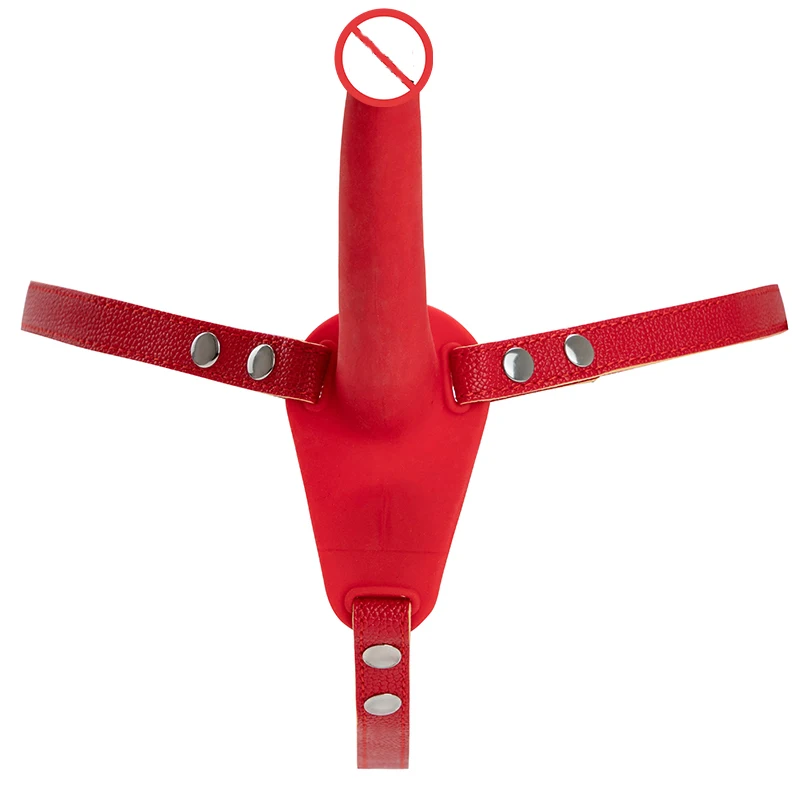 Эротический реалистичный страпон силиконовый фаллоимитатор упряжка трусики для