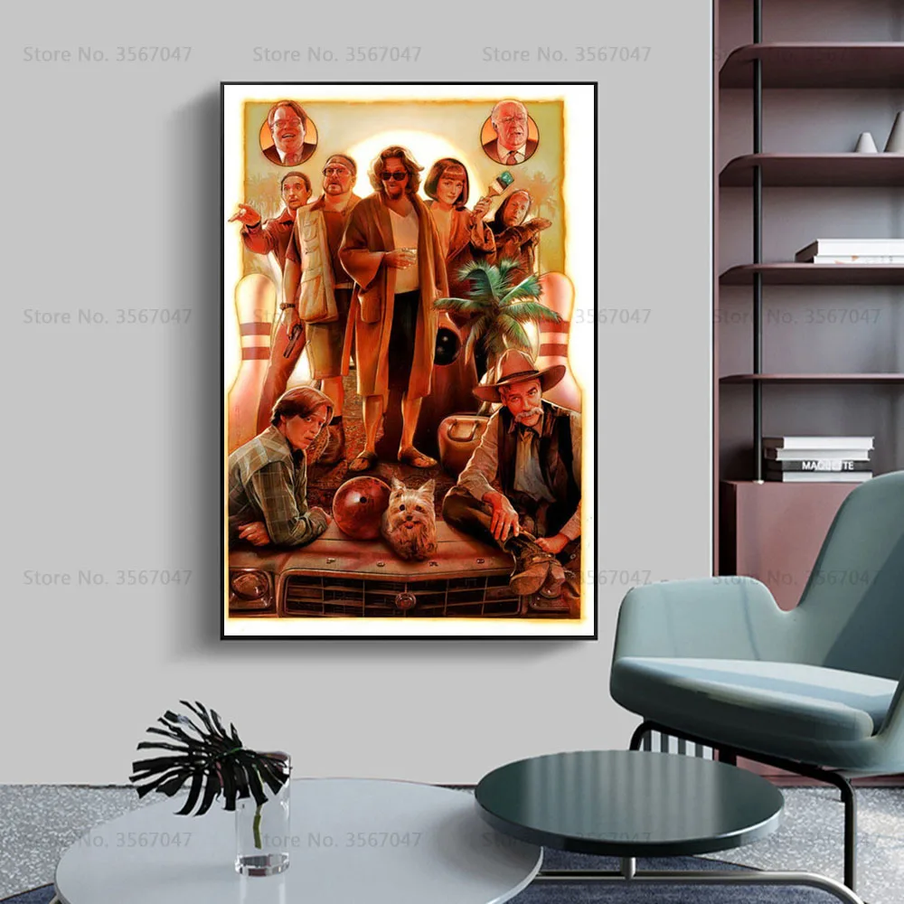 CP255 большой Lebowski комедия фильм винтажные художественные принты плакат звезда