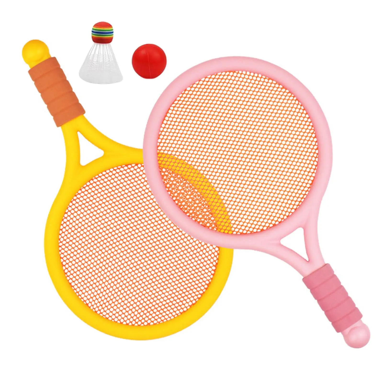 

Kids Badminton Tennis Set with Ball and Shuttlecock Racket Sports for Girls