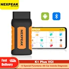 Считыватель кодов автомобиля NEXPEAK K1 Plus Pro obd2, автомобильный диагностический инструмент, DPF OBD1 сканер, считыватель кодов неисправности двигателя obd, автомобильный доктор PK ELM327