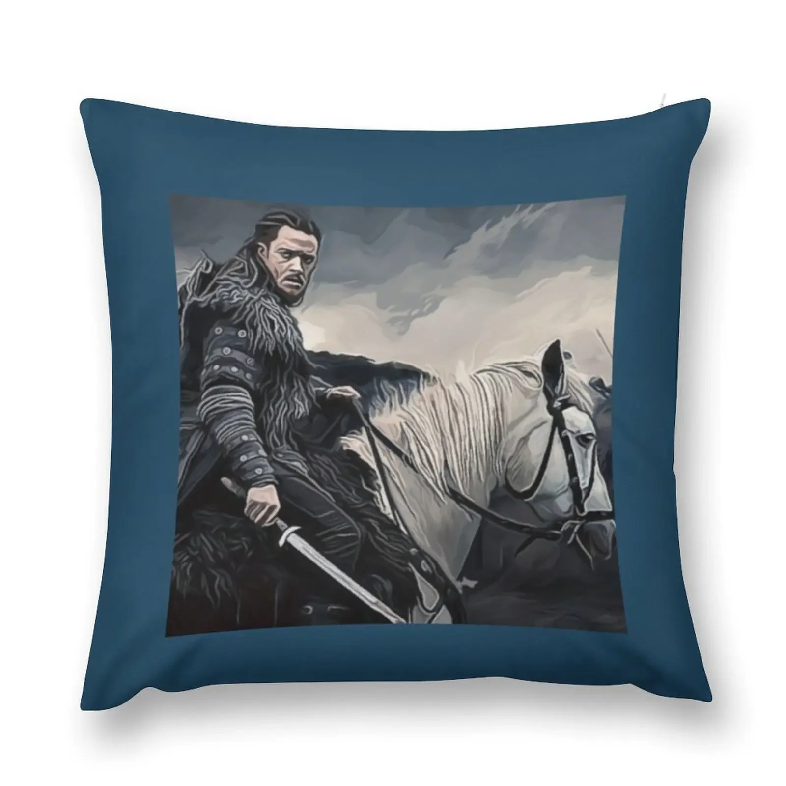 Последнее королевство Утред из Беббанбурга катание его лошади - искусство