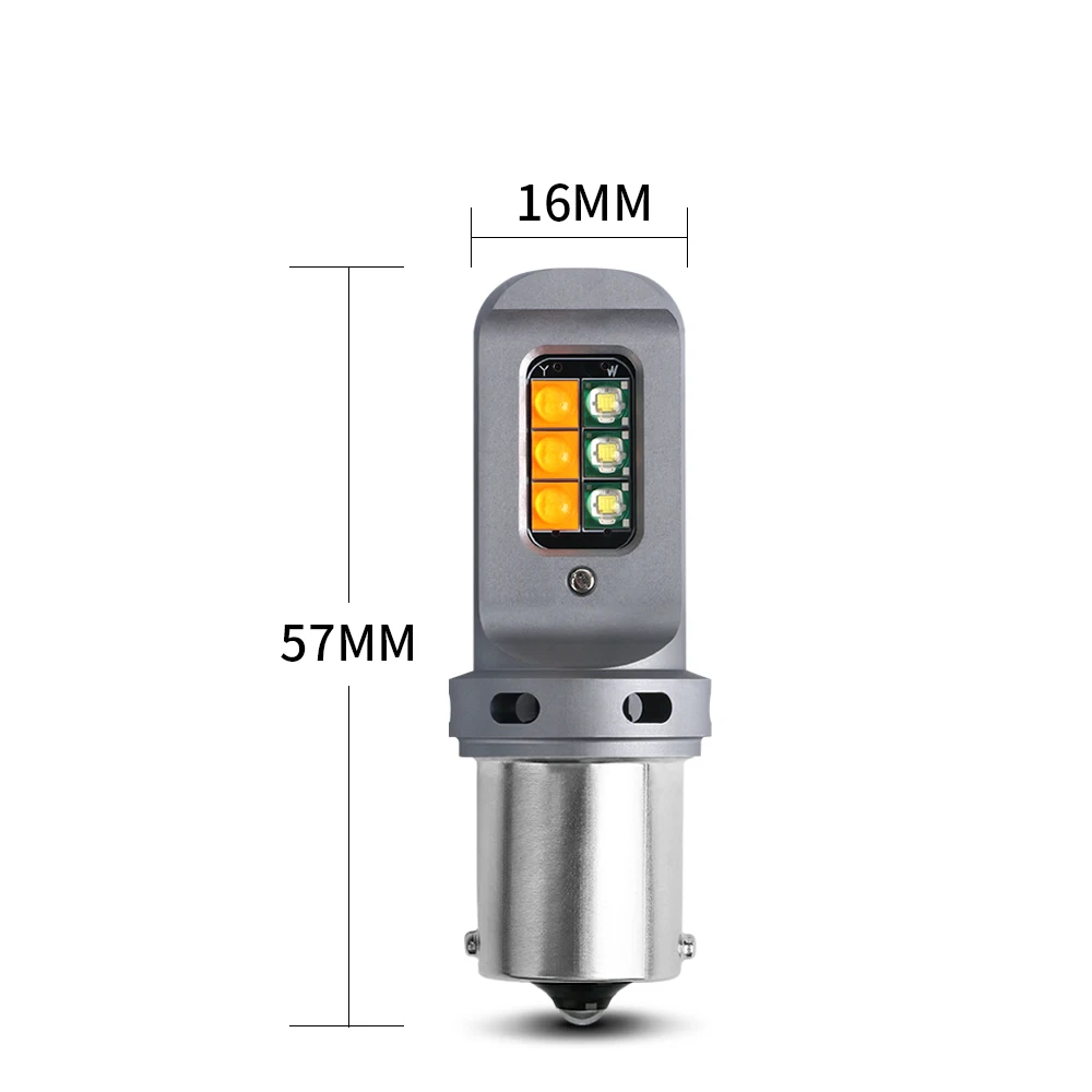 2 шт. 1156 P21W BA15S PY21W BAU15S 7440 W21W T20 12SMD