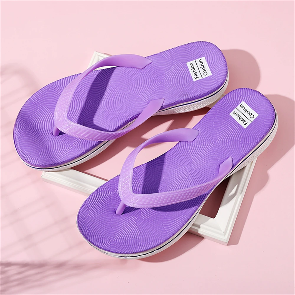 

Summer Breathable Flip-flops Comfortable Soft Women's Slippers High Elastic Non-slip Casual Beach Shoes Flat Slippers for Women