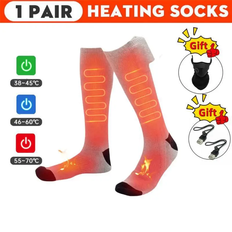 

Electric Heated Socks Self Heating Socks Men Women Winter Feet Warmer Anti-Freezing For Fishing Camping Hiking Skiing Sport Sock