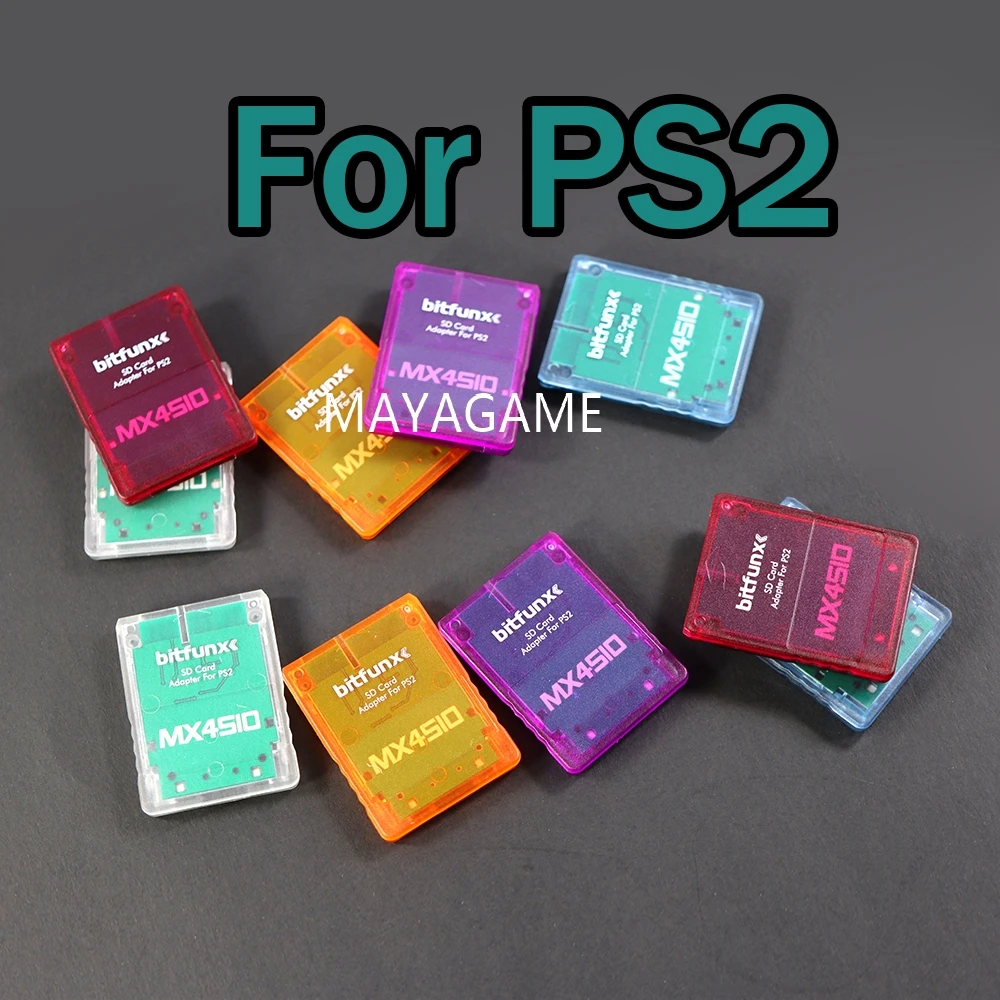 

Для PS2 консоли MX4SIO SIO2SD карта памяти программа игровая карта прозрачный корпус адаптер карты TF/SD