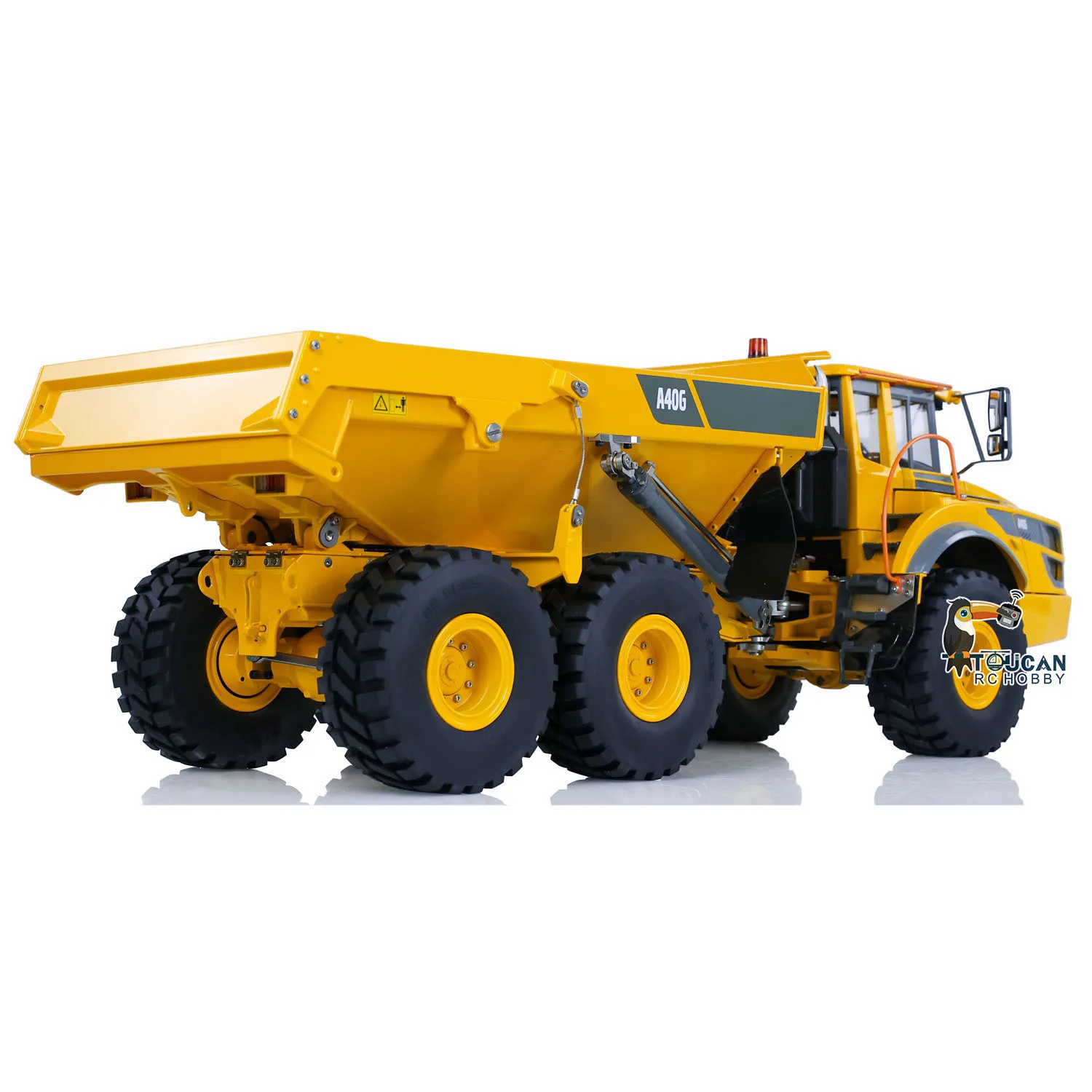 Двойной E 1/16 A40G Металлический RC Гидравлический шарнирный самосвал с управлением