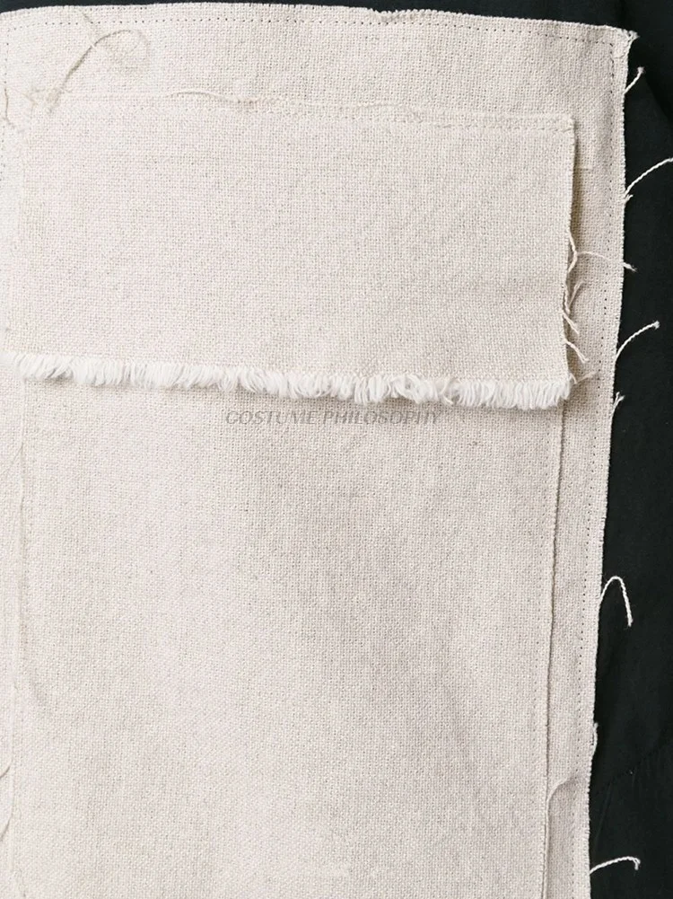 clothing New Men Hair Stylist DJ Original design Medium and long style stitching T-shirt PLUS SIZE singer costumes | Мужская одежда