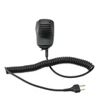 Мини PTT Микрофон и динамик 2 контакта для двухсторонней радиосвязи ICOM IC-F3 SL25 V80 IC-V8 V82 V85 Cobra HH37ST FRS90 HAM Mic