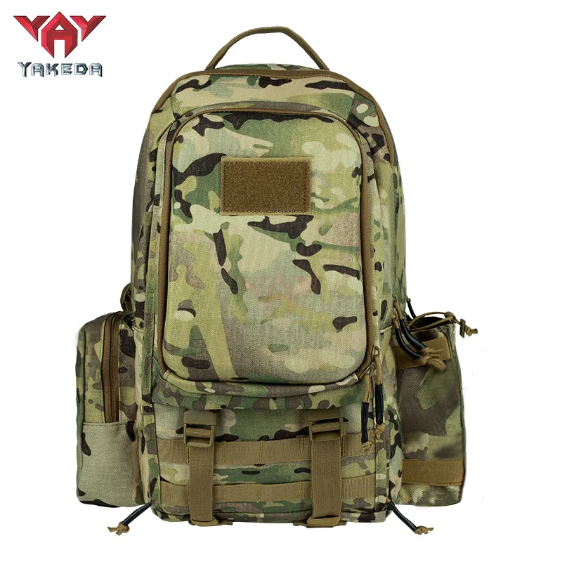 Фото YAKEDA PALS System Тактический альпинистский рюкзак MOLLE 1000D Водоотталкивающий, устойчивый к разрыву, уличная дорожная сумка для пешего туризма и кемпинга №5