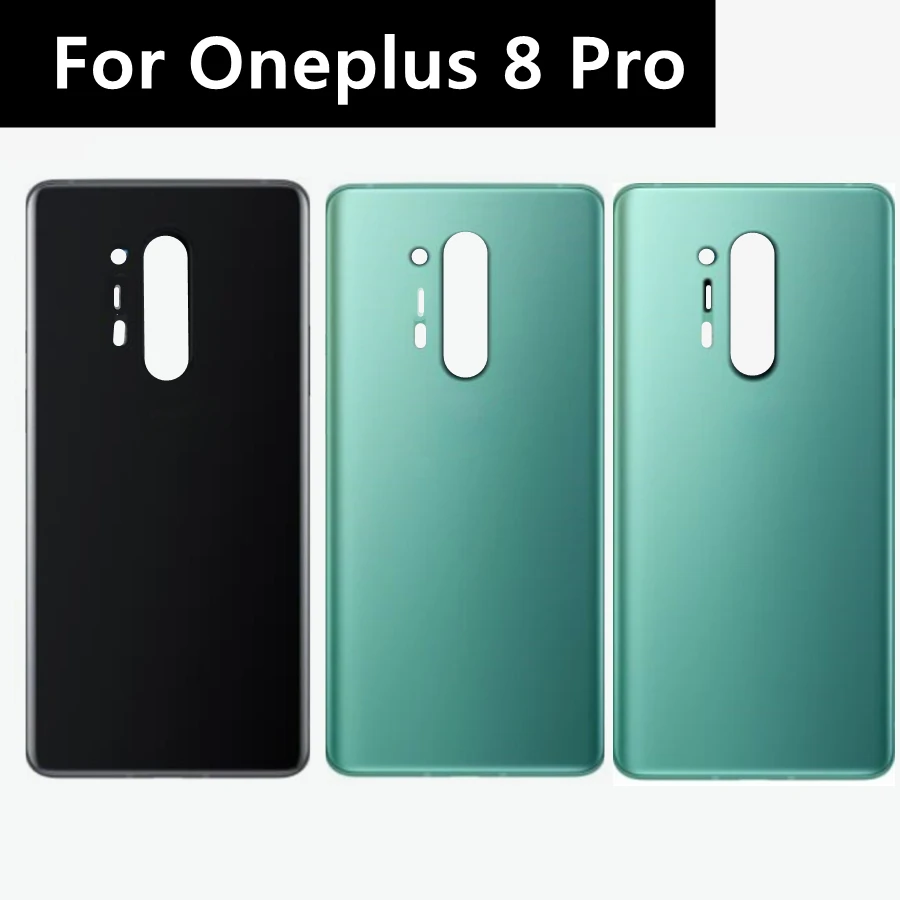 

6.78" For One Plus 8 Pro Back Battery Cover Door Rear Glass For OnePlus 8 Pro Battery Cover 1+8 pro Housing Case
