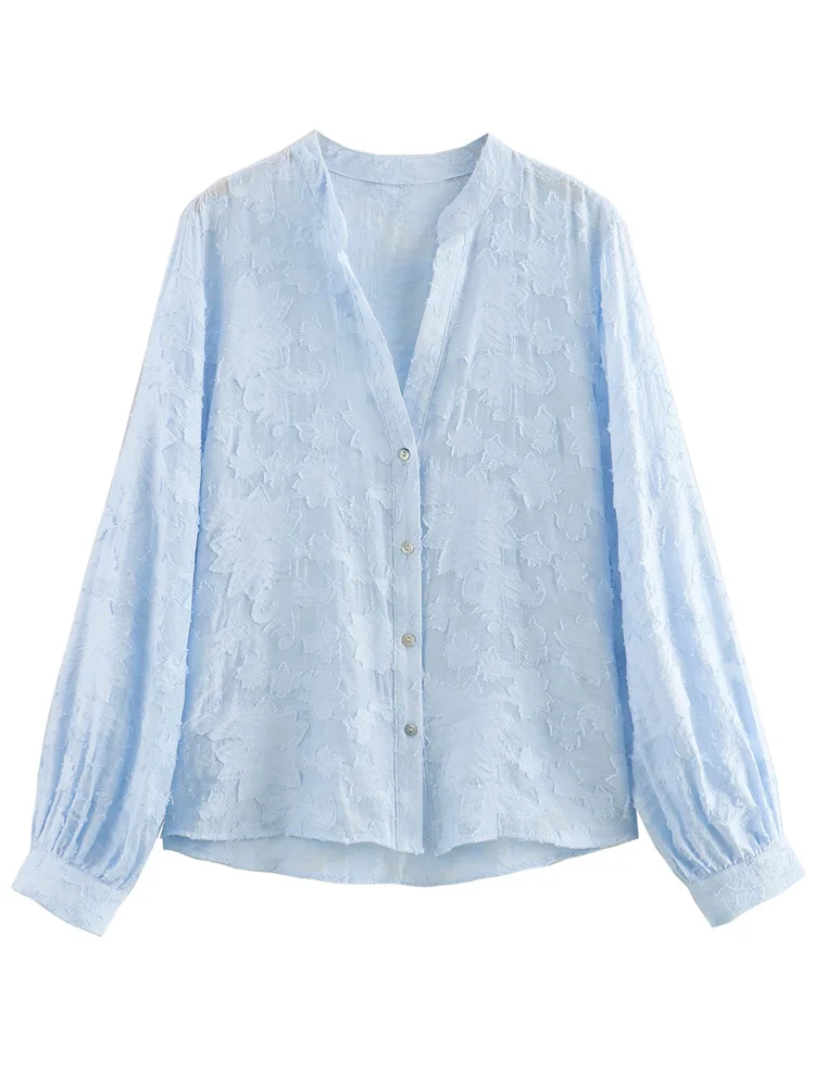 Блузка женская KAOPU ZA с контрастным принтом