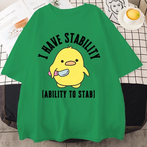 Футболка I Have Stability Ability To Stab из полиэстера