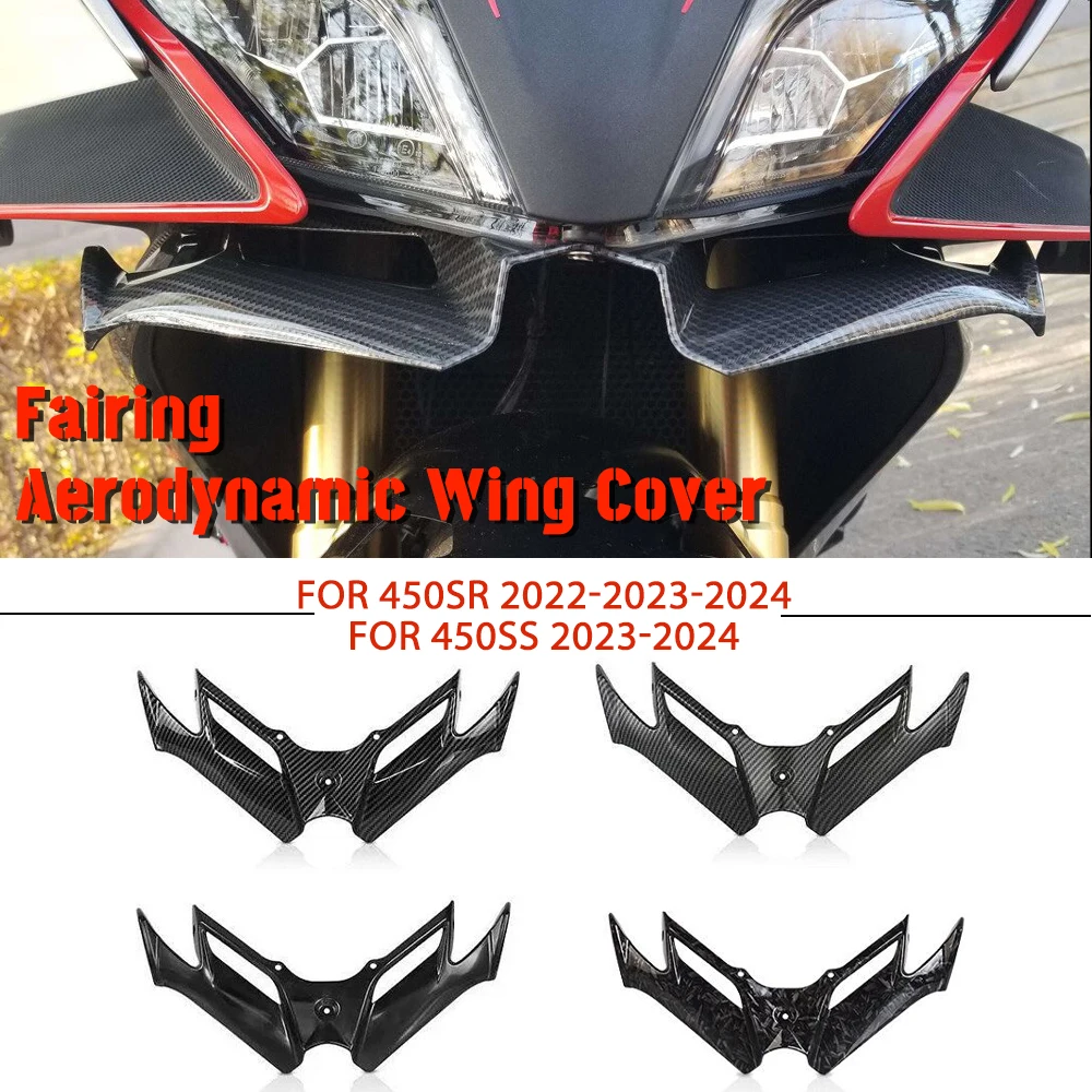 

Front Fairing Aerodynamic Winglet Lower Cover Protection Guard Fixed Wind Wing For CFMOTO 450SR 450 SR 2022-2024 450SS 450 SS