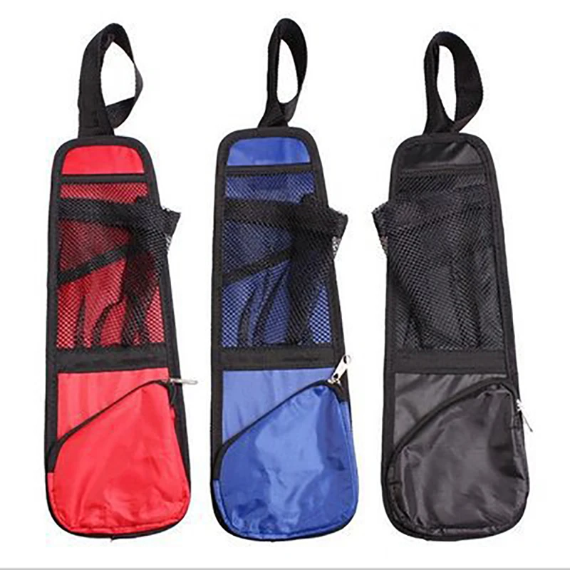 

Car Backseat Organizer with Zipper Pocket, Mesh Storage Pockets Car Storage Organizer for Phone Documents Sunglasses