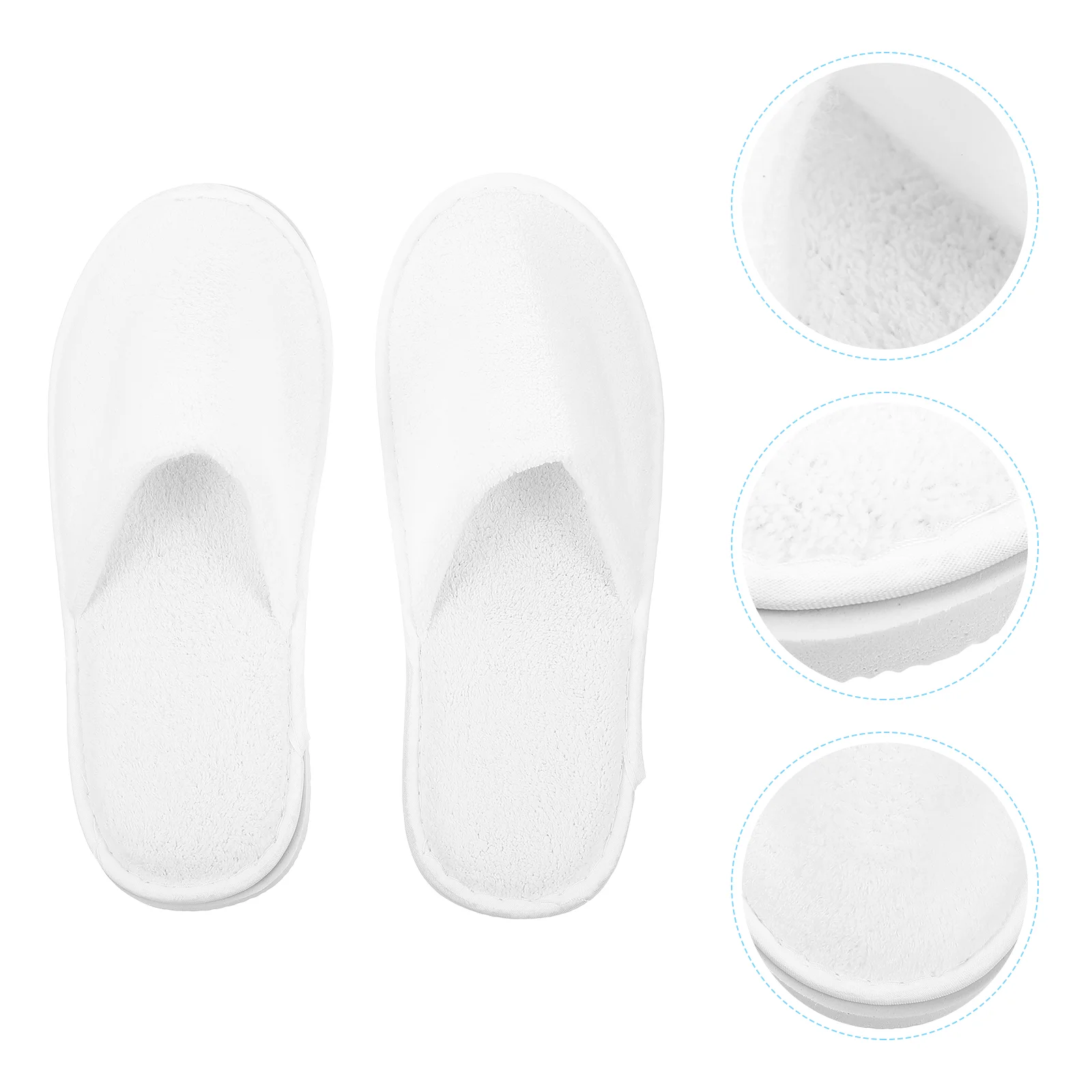 

Slippers Disposable Spa Hotel Guests Guest Fleece One Home Coralsupple Off Antiskid Shoes Indoor Non Bulk Slipperhouse Toe