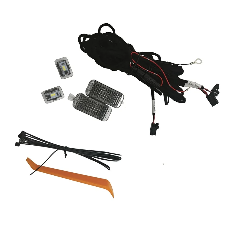 

Светодиодный светильник для салона автомобиля, светильник для ног, светильник для ног, жгут проводов для Audi A3 8V 2013 2014 2015 2016